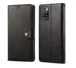 Lenuo Leather flipové pouzdro pro Xiaomi Redmi 10, černá