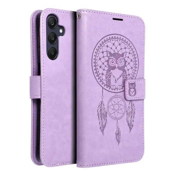 Flipové pouzdro MEZZO Book case pro Samsung Galaxy A25 5G, dreamcatcher purple