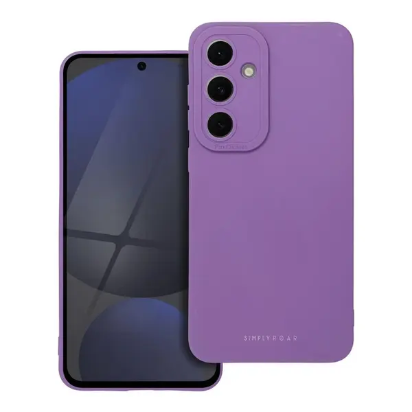 Zadní ochranný kryt ROAR case LUNA pro Samsung Galaxy S24 FE, fialová