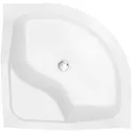 Vanička čtvrtkruhová Oliver II 90/90/21/28