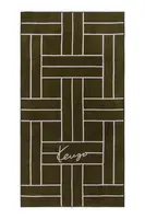 Plážová osuška Kenzo K TATAMI Kaki 90 x 170 cm