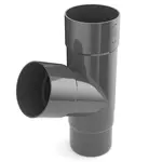 Svodová odbočka 63/63/63 mm Bryza grafitová