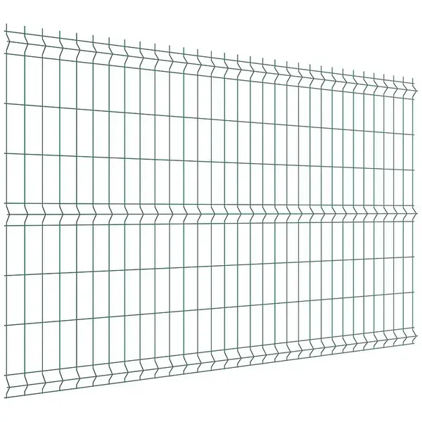 Plotový panel 3D 250x153 cm drát 3,1 mm - zelený