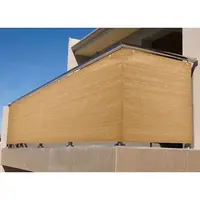 Balkonová zástěna 90cm/500cm písková barva