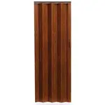 Shrnovací dveře Accordion ořech světlý 820mm