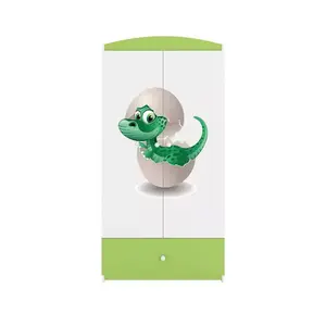 Skříň Babydreams zelená - Dinosaurus