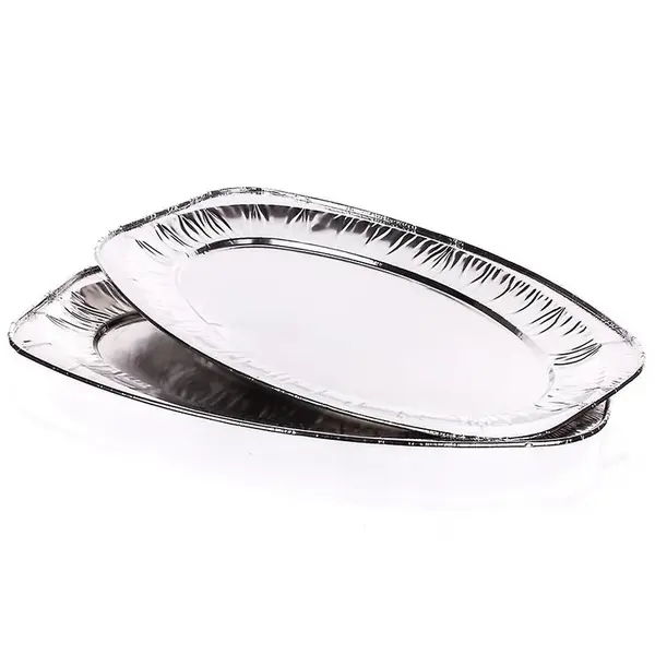 Sada servírovacích alu táců, 2ks 33.5x23.5 cm
