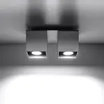 Svítidlo Dallas 2 šedá A-064