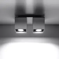 Svítidlo Dallas 2 šedá A-064