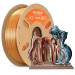 ERYONE High Speed Four-color Silk PLA Filament 1kg - Gorgeous Harmony (Black & Gold & Red & Green)