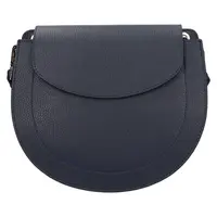 Dámská kožená crossbody kabelka Italia Locita - tmavě modrá