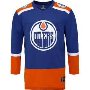 FANATICS EDMONTON OILERS HOME VALUE JERSEY Hokejový dres, modrá, velikost