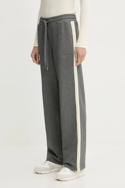 Bavlněné tepláky Marc O'Polo dámské, šedá barva, 600407319005