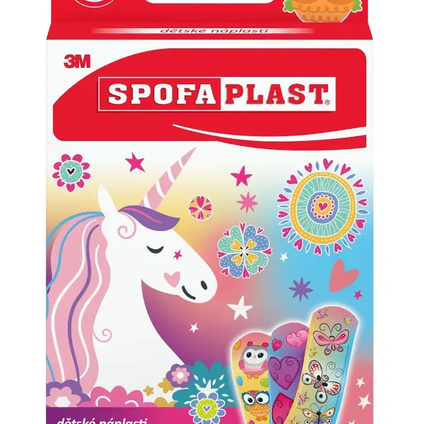 3M Spofaplast 119 Dětské náplasti dívčí motiv 20 ks