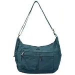 Trendy dámská textilní crossbody kabelka Coveri Iballa, modrá