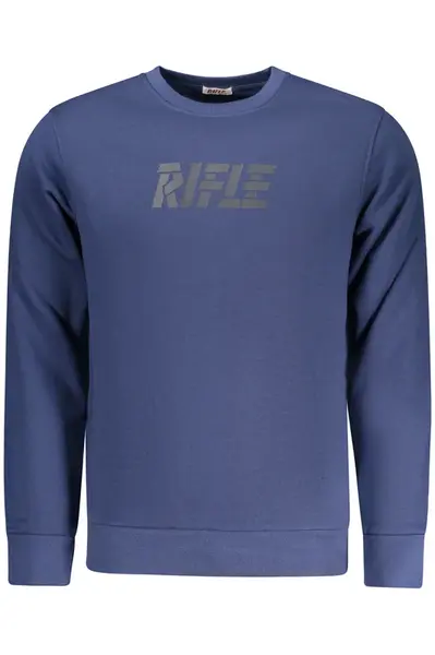 RIFLE MEN&#39;S ZIP-UP SWEATSHIRT BLUE