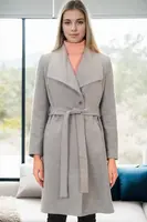 Z9639 DEWBERRY WOMEN'S COAT-GREY