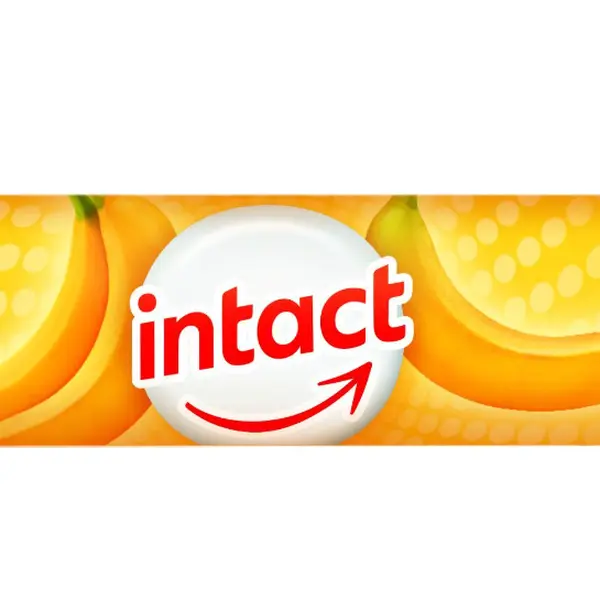 Intact Hroznový cukr s vitaminem C banán rolička 40 g