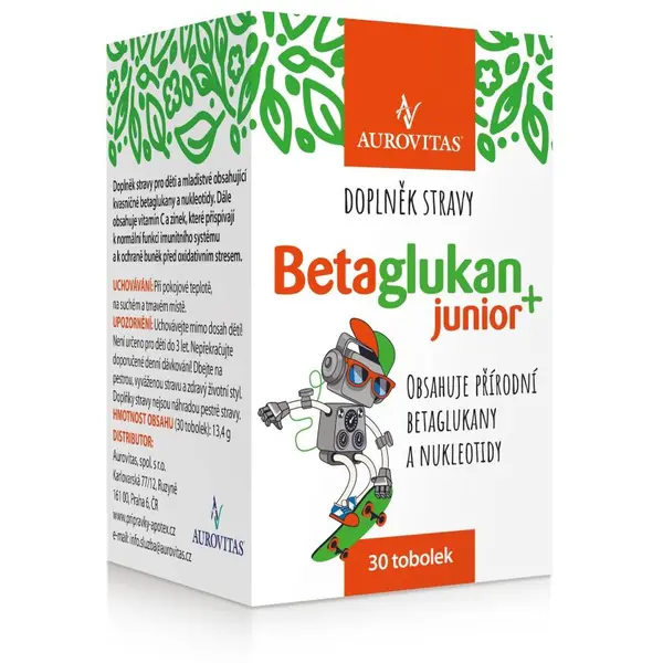 Betaglukan JUNIOR 100 mg 30 tobolek