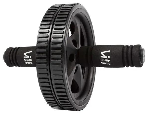 SharpShape Posilovací kolečko AB WHEEL černé