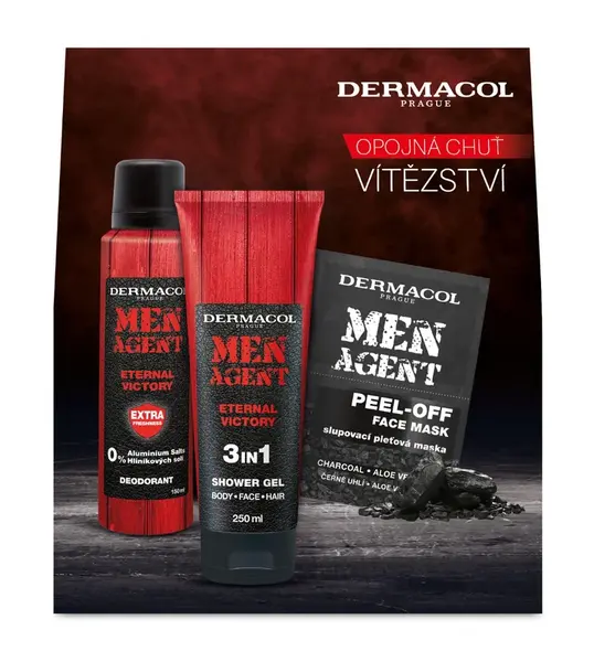 Dermacol Men Agent Eternal Victory dárková sada 3 ks