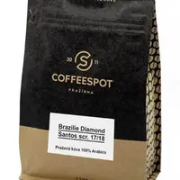 Coffeespot Brazílie Diamond Santos zrnková káva 250 g