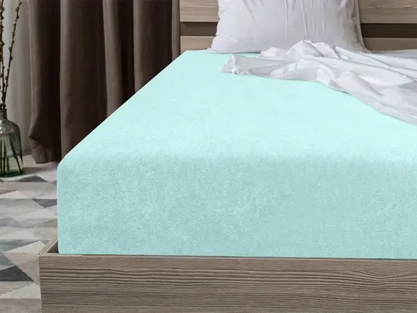 Froté plachta mentolová 90 x 200 cm