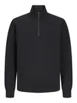 Jack & Jones Junior Mikina 'JJEBRADLEY'  čierna