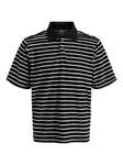 JACK & JONES Tričko 'JORGEN'  čierna / biela