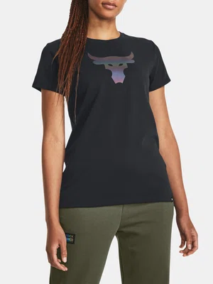 Černé tričko Under Armour Pjt Rck Nght Shft SS HW Q4