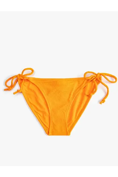 Koton Brazilské Bikiny Spodní díl Základní Texturované Boční kravata Detail