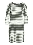 VILA Šaty 'Ninny'  olivová / biela