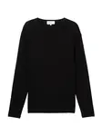 TOM TAILOR DENIM Sveter  čierna