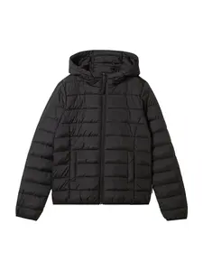 TOM TAILOR DENIM Prechodná bunda  čierna