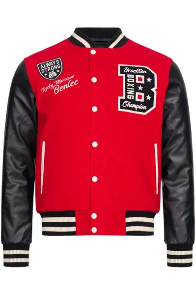 Benlee Prechodná bunda 'Newark'  červená / čierna / biela