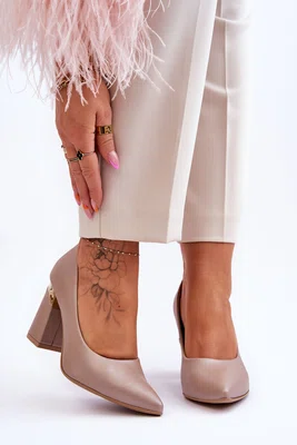Lewski Shoes Zazoo 3117 Kožené Lodičky Beige