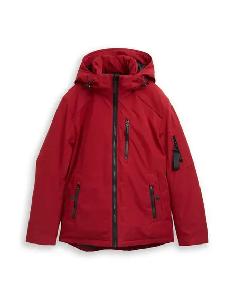 TOM TAILOR Zimná bunda  krvavo červená