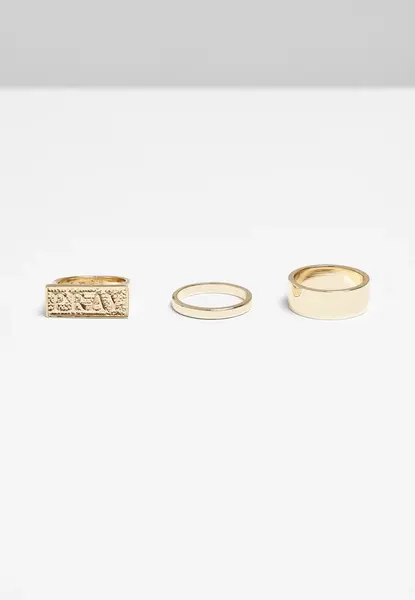 Sada prstenů Pray - zlaté barvy