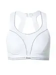SHOCK ABSORBER Športová podprsenka  sivá / biela