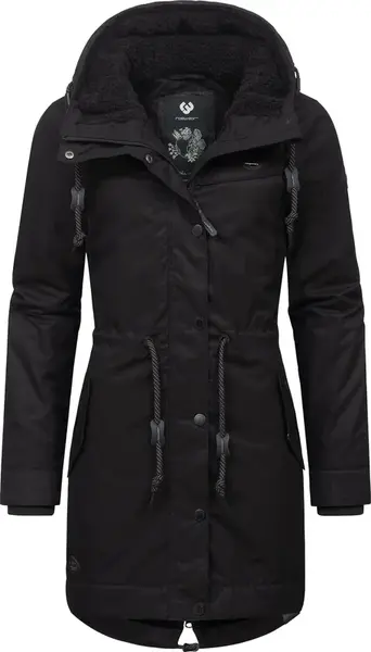 Ragwear Zimná parka 'Canny'  čierna