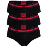 HUGO Nohavičky  červená / čierna