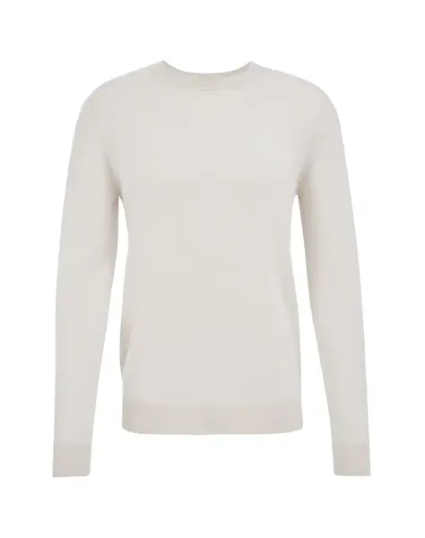 WE Fashion Sveter  šedobiela