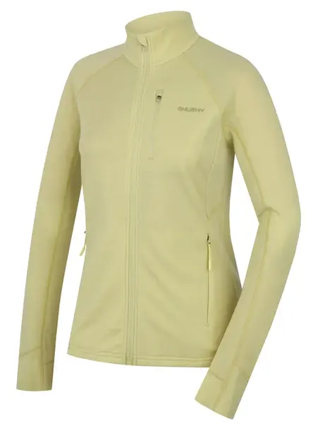 Husky Alou L XXL, bright green Dámská mikina z merino vlny