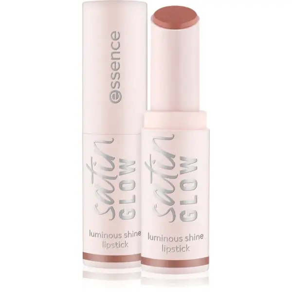 essence satin GLOW krémová rtěnka se saténovým finišem odstín 05 Chai There! 3.5 g
