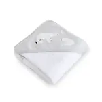 Bonjourbébé dětská bavlněná osuška s kapucí 100x100cm Polaris Grey