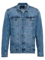 BLEND Prechodná bunda 'BHNARIL'  modrá / modrá denim