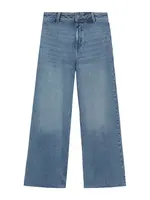 MANGO Džínsy 'CATHERIN'  modrá denim