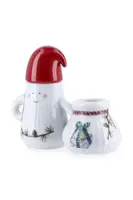 Dekorativní svícen Kähler Hammershoi Christmas 8,5 x 11,5 x 6 cm bílá barva