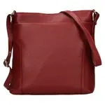 Dámska kožená crossbody kabelka Italia Emma - vínová