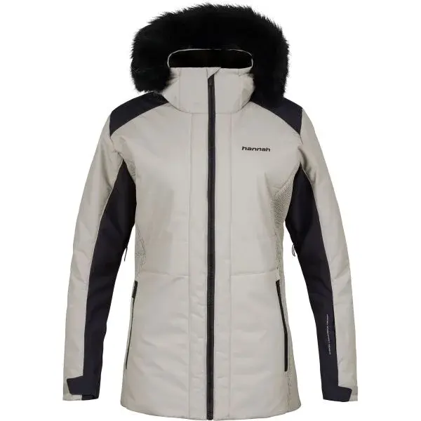 Hannah VIANNE Dámska lyžiarska bunda, sivá, veľkosť